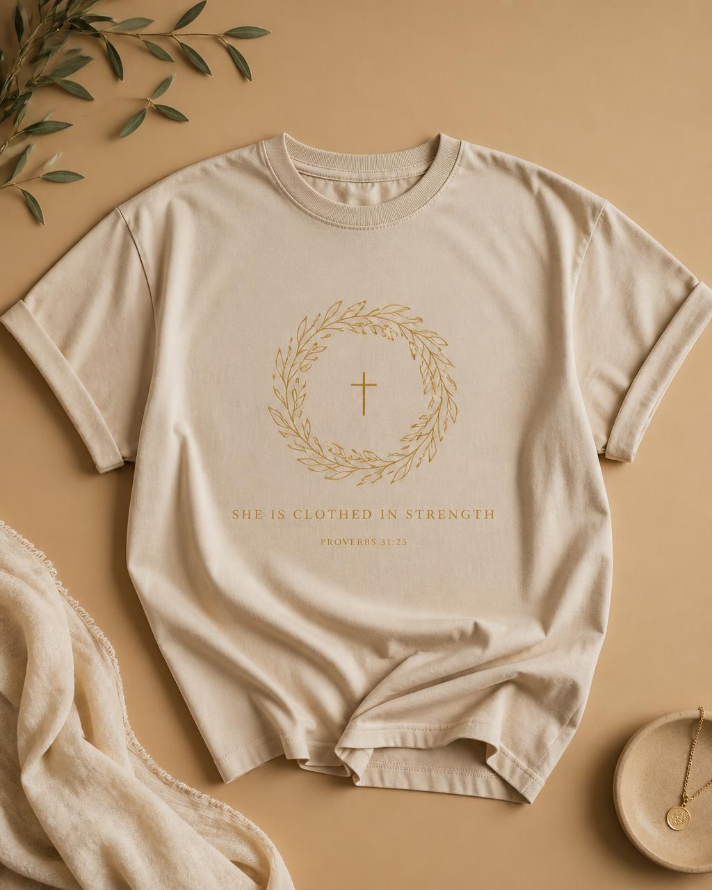 Clothed In Strength Tee